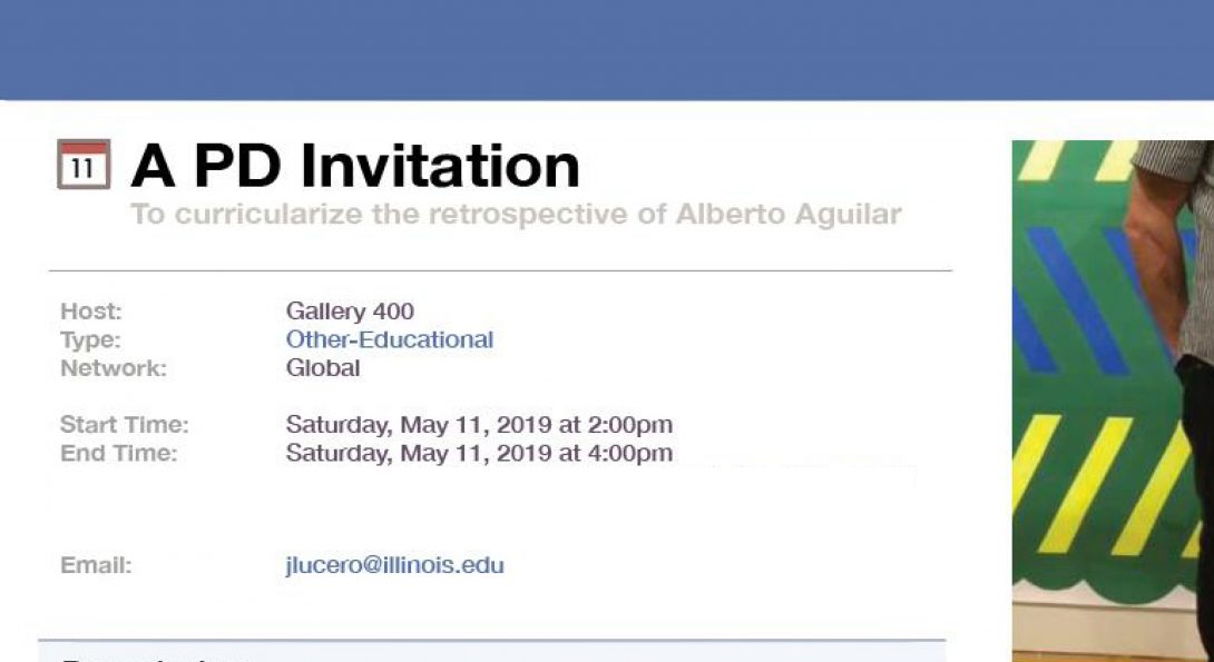 A photograph of a facebook invitation. From a computer screen